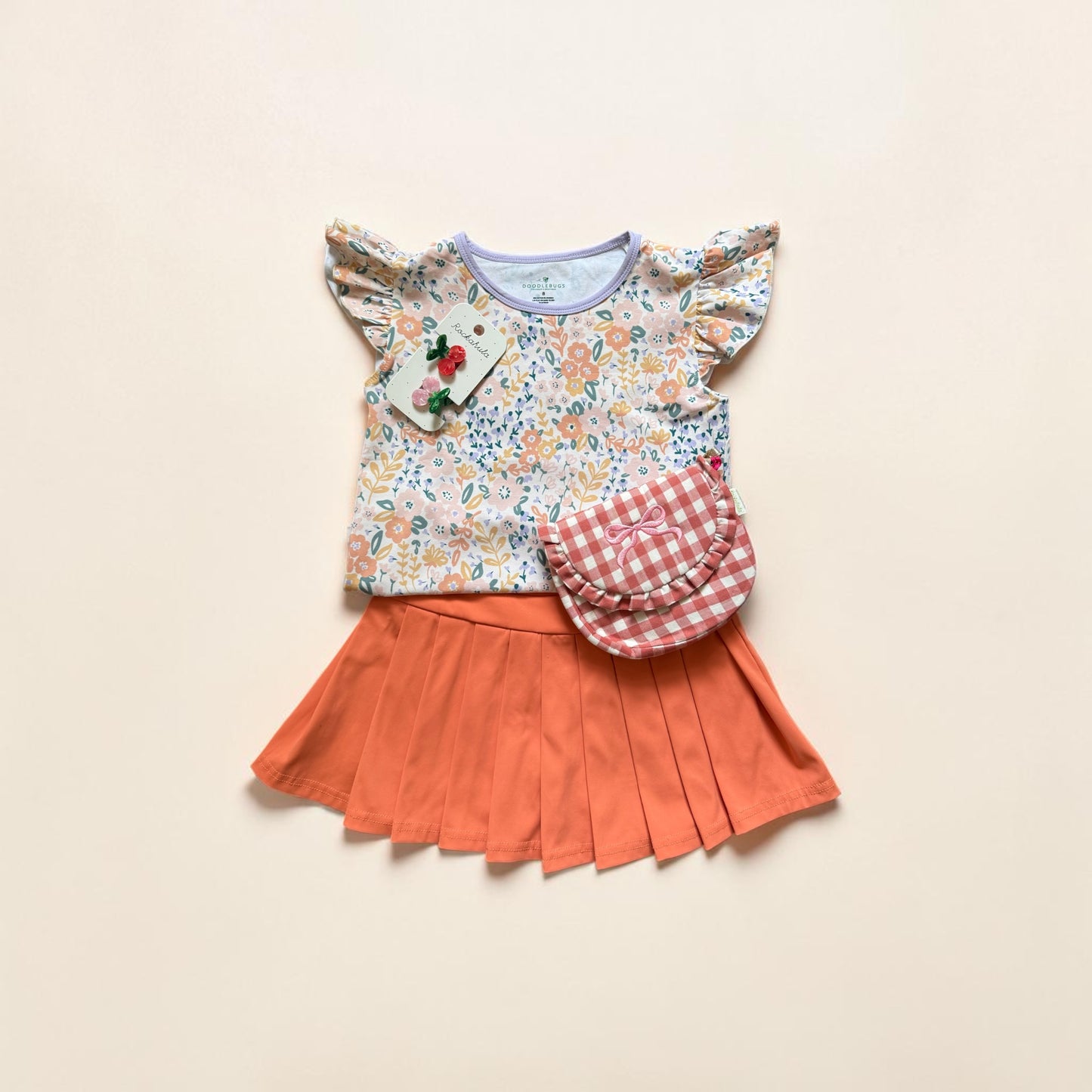 Coral Firefly Skort