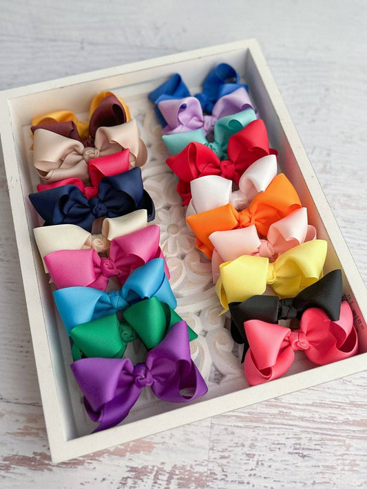 4" Essential Grosgrain Hair Bow | Clip