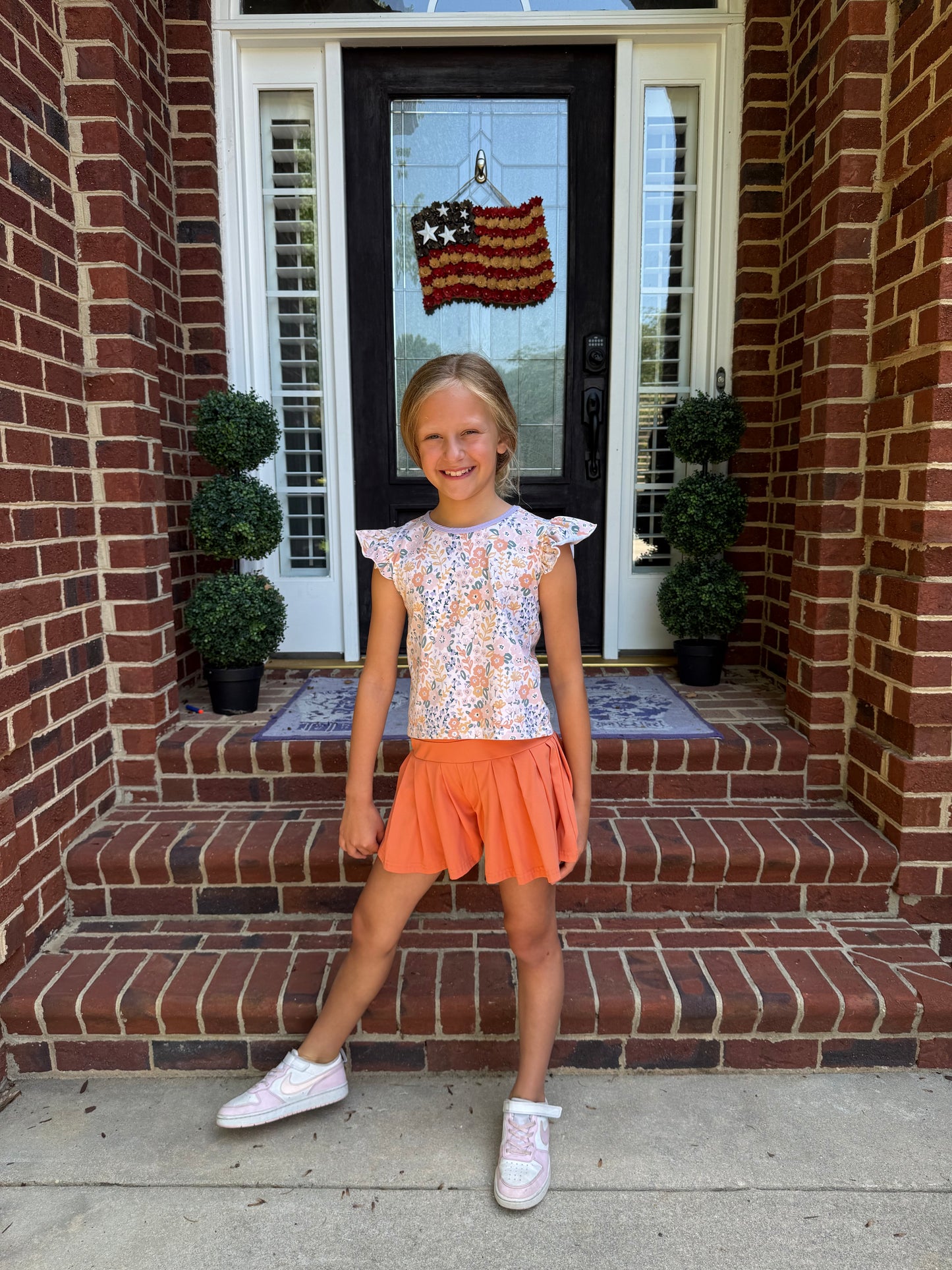 Pick a Flower Flutter Top
