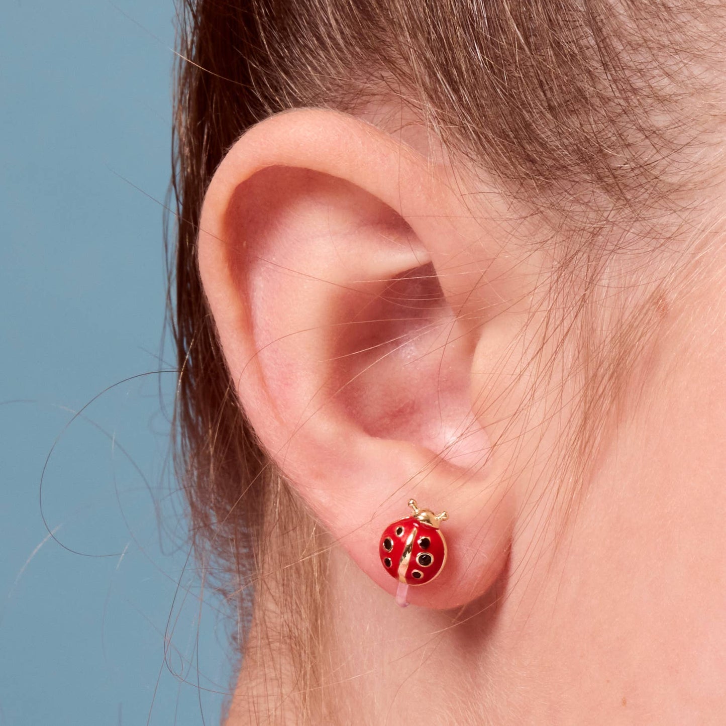 CLIP ON Cutie Earrings | Little Ladybug