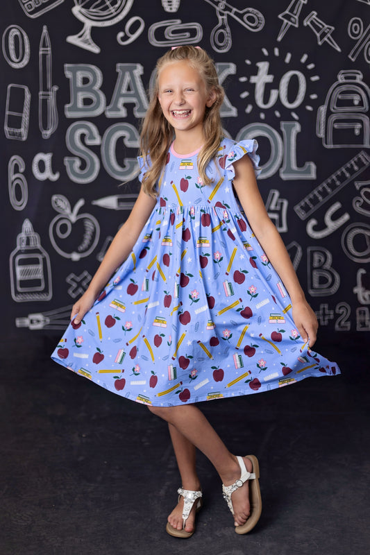 Books and Blooms Junebug Dress