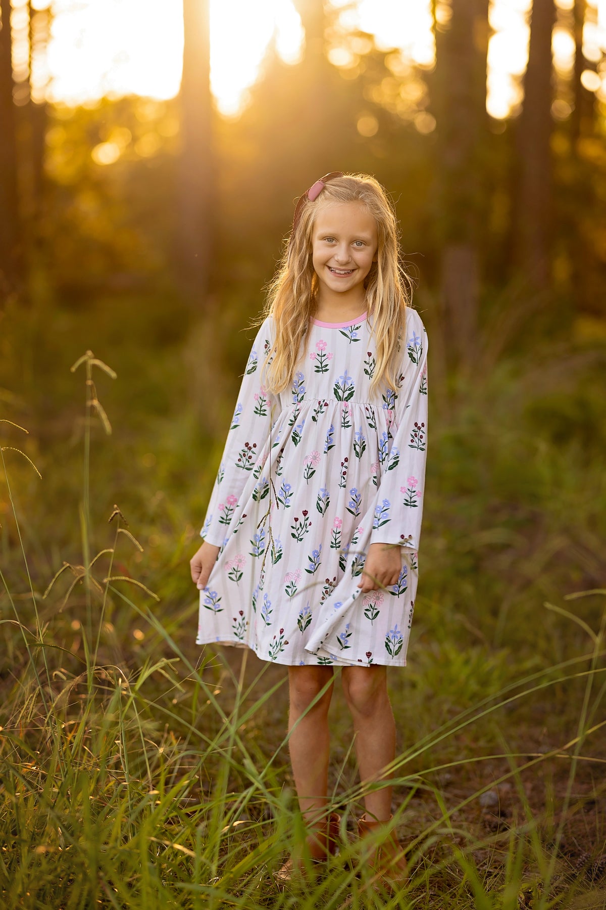 Pressed Petals Marigold Dress