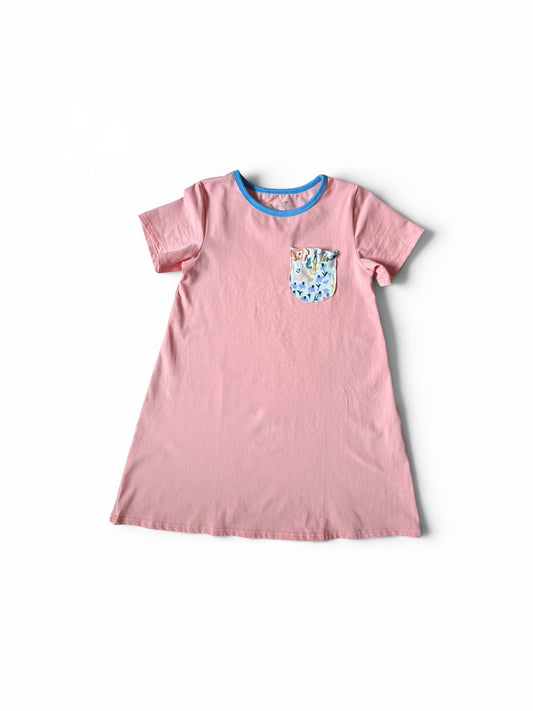 Peach Blossom Pocket Dress