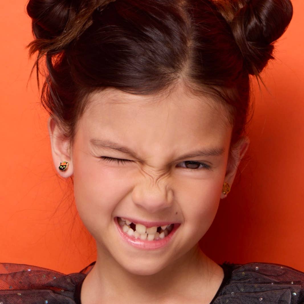 Purr-fectly Spooky | Halloween | Cutie Stud Earrings
