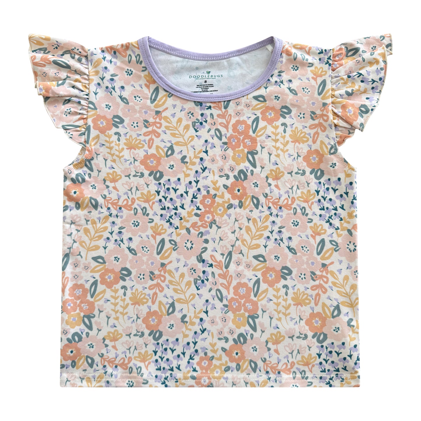 Pick a Flower Flutter Top